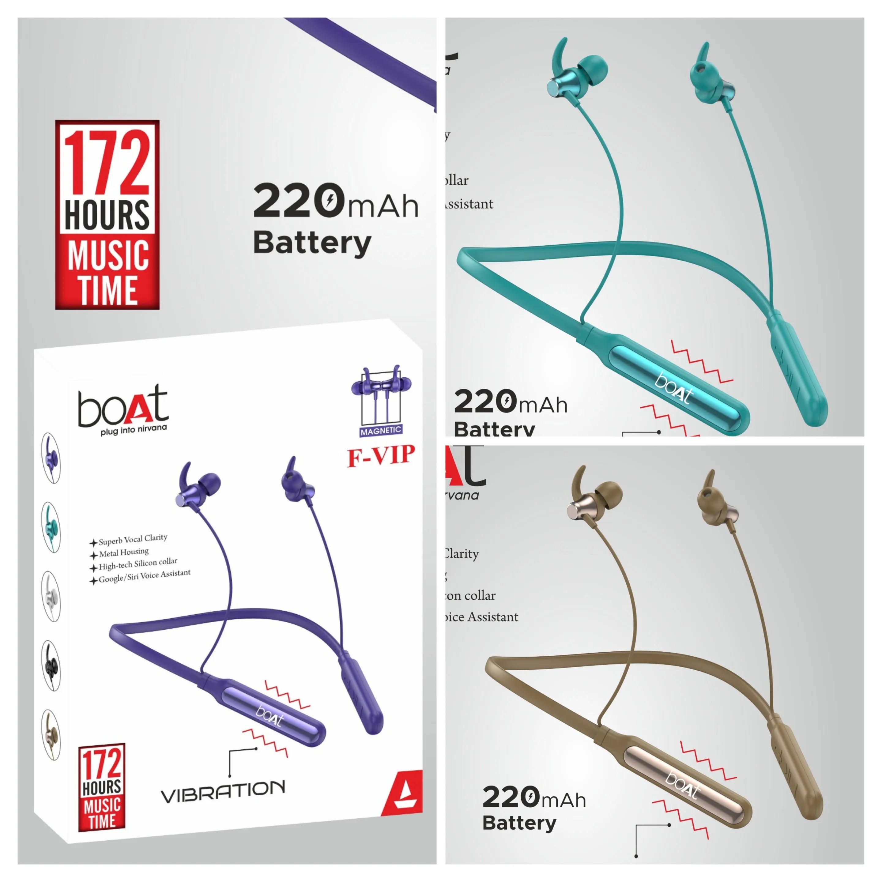 Bt F Vip Wireless Neckband ( 1st Quality )