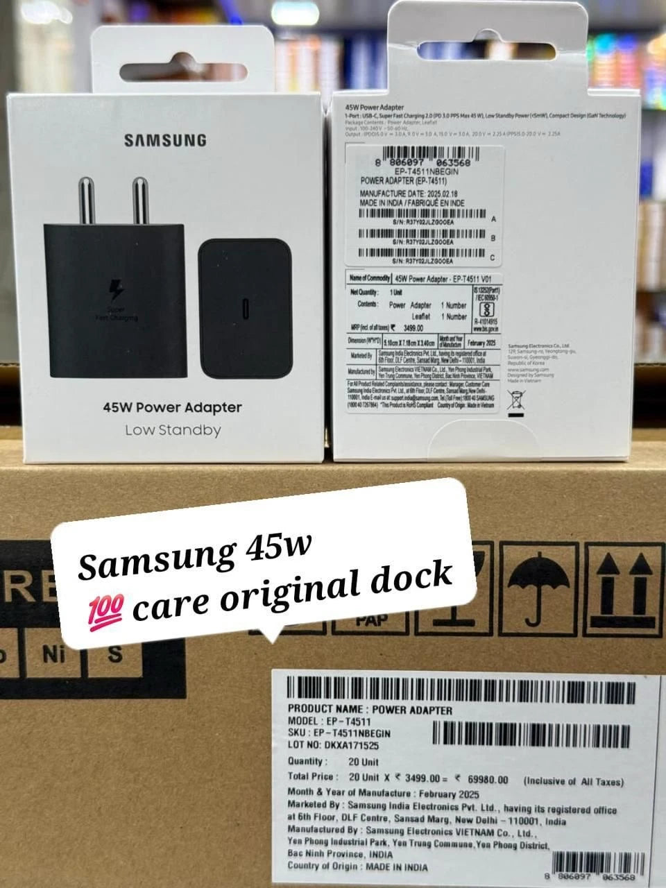 Svmsung 45w Care Og Power Adaptor