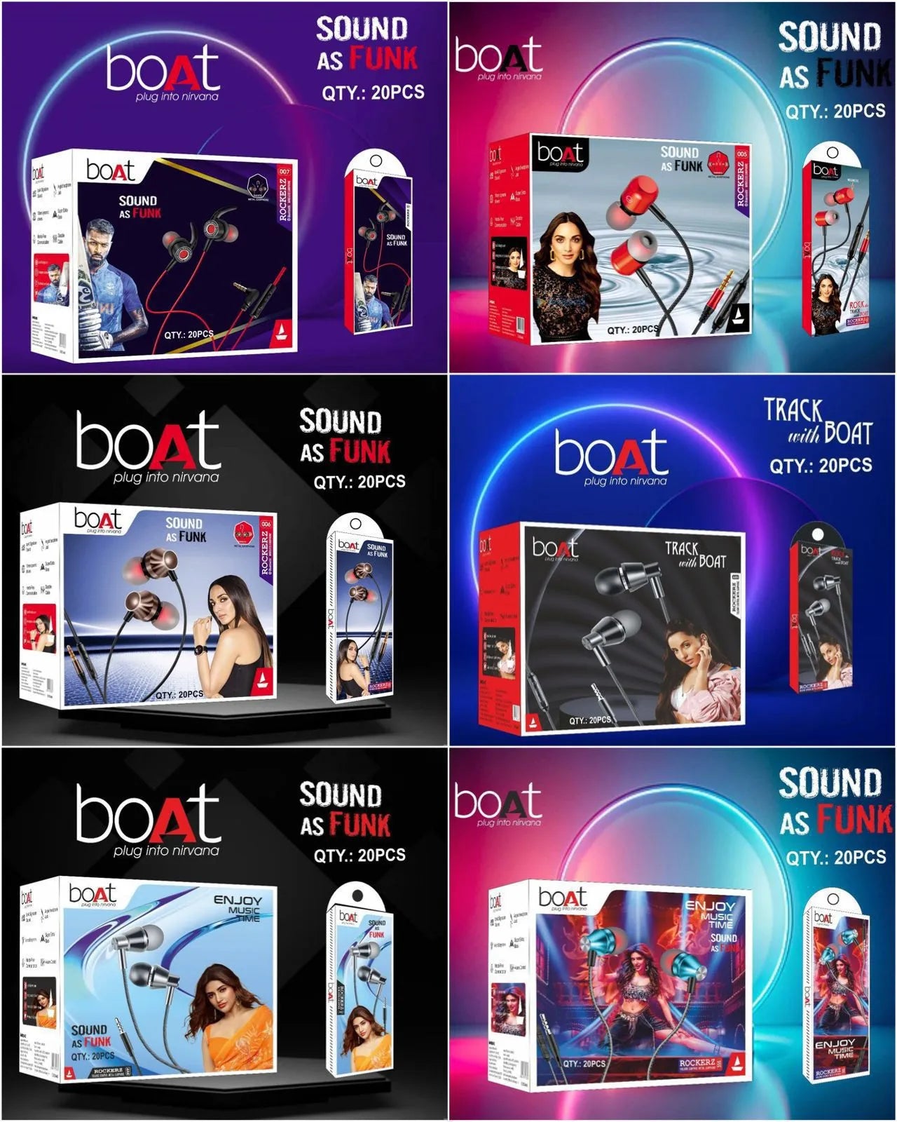 Box Packing 3.5mm Earphone