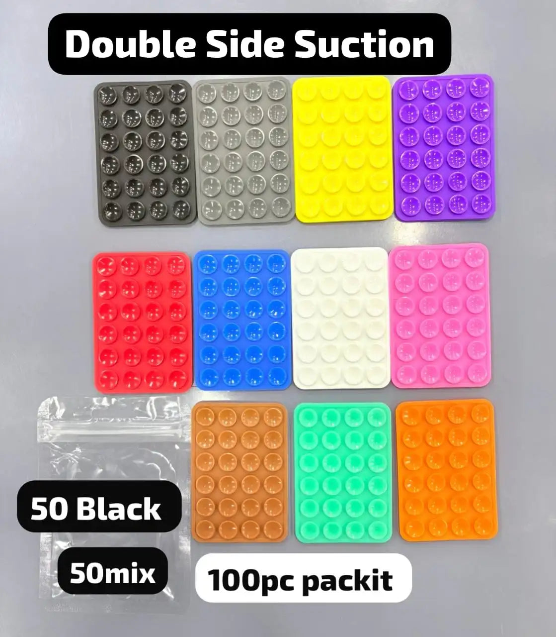 Double Side Suction Grip Mobile Holder