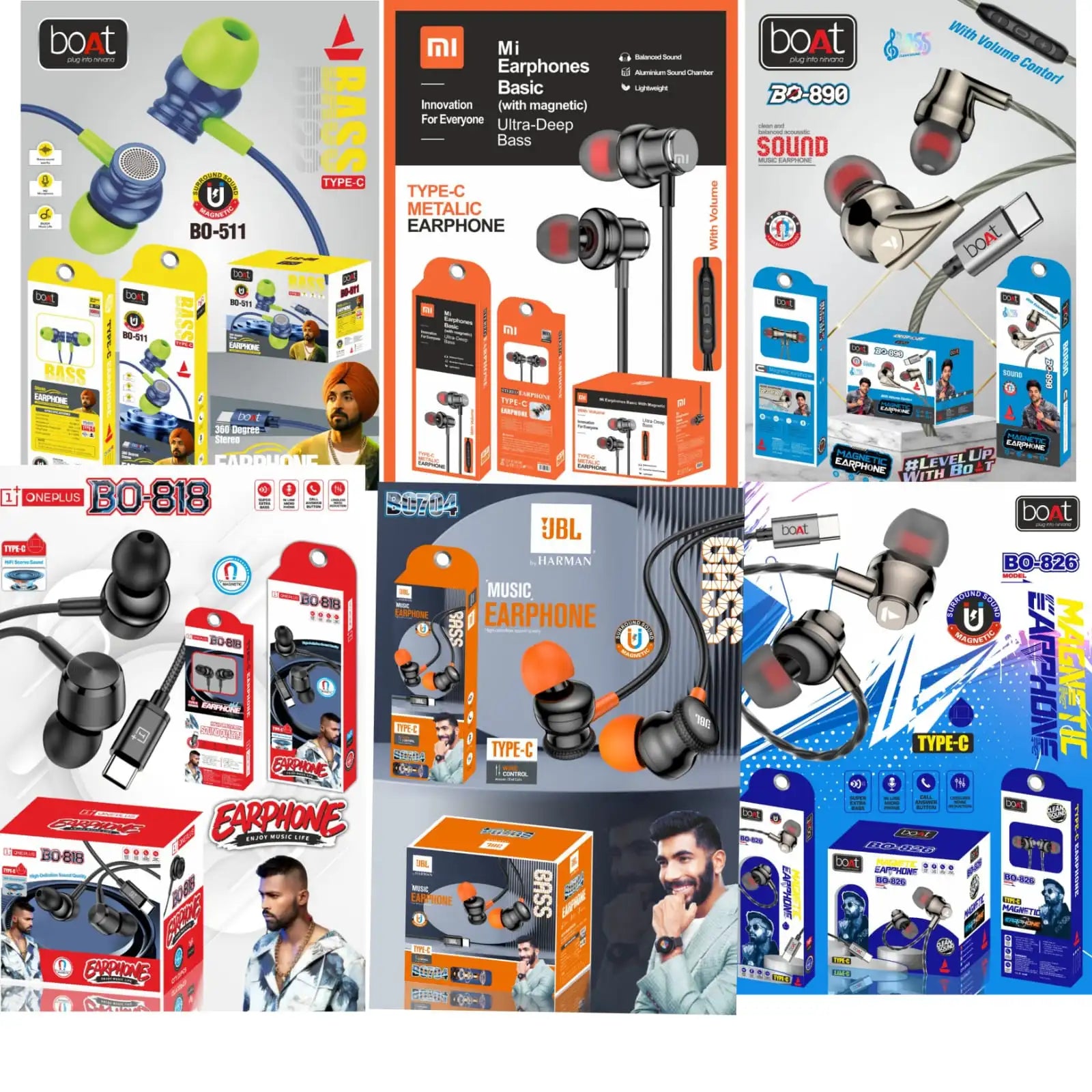 Box Packing Type – C Magnetic Earphone