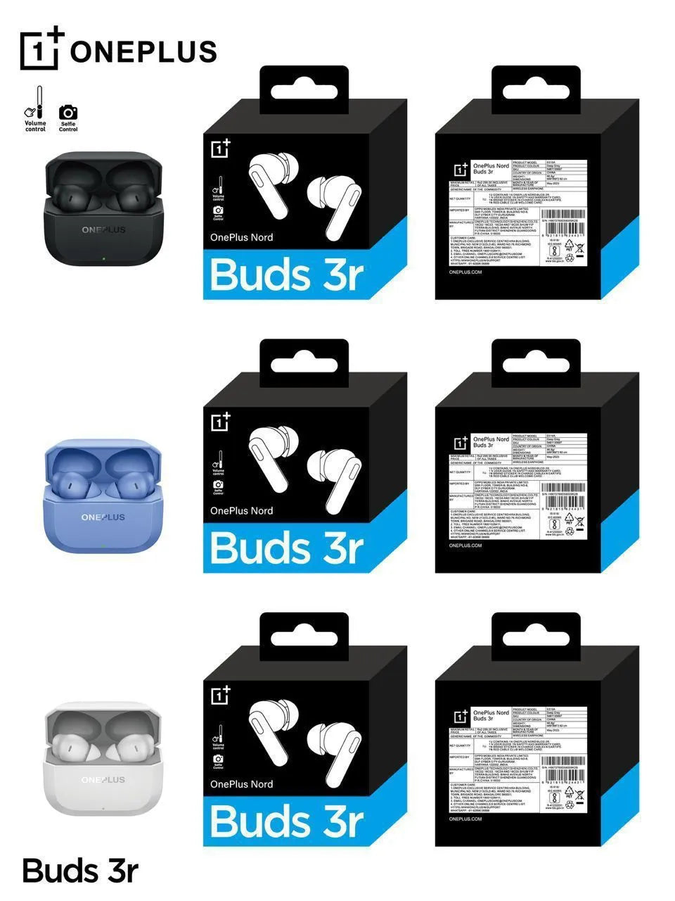 1+ Nord Buds 3r Earbuds