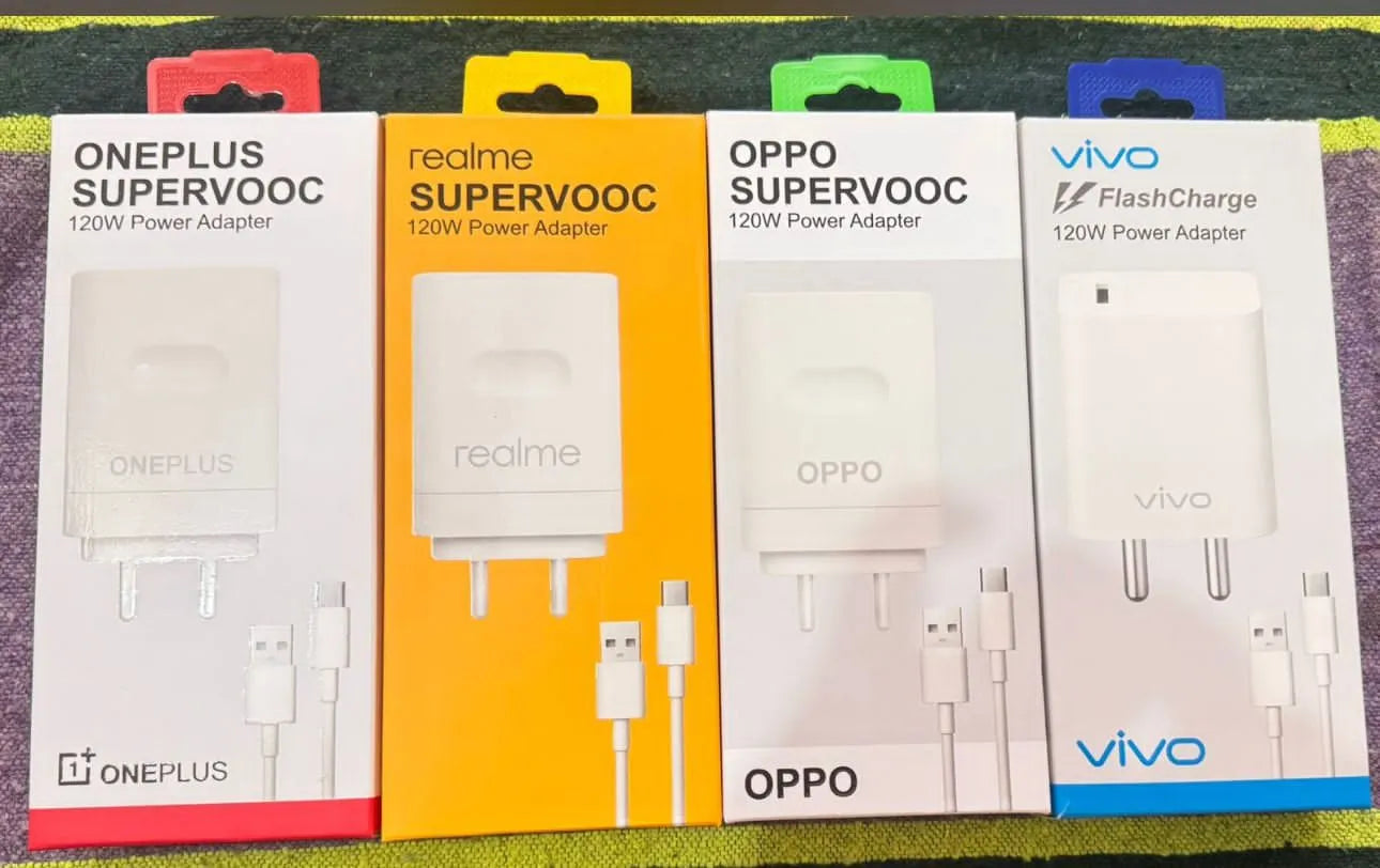 SuperVooc 120w fast Charger With 6 Months Warranty