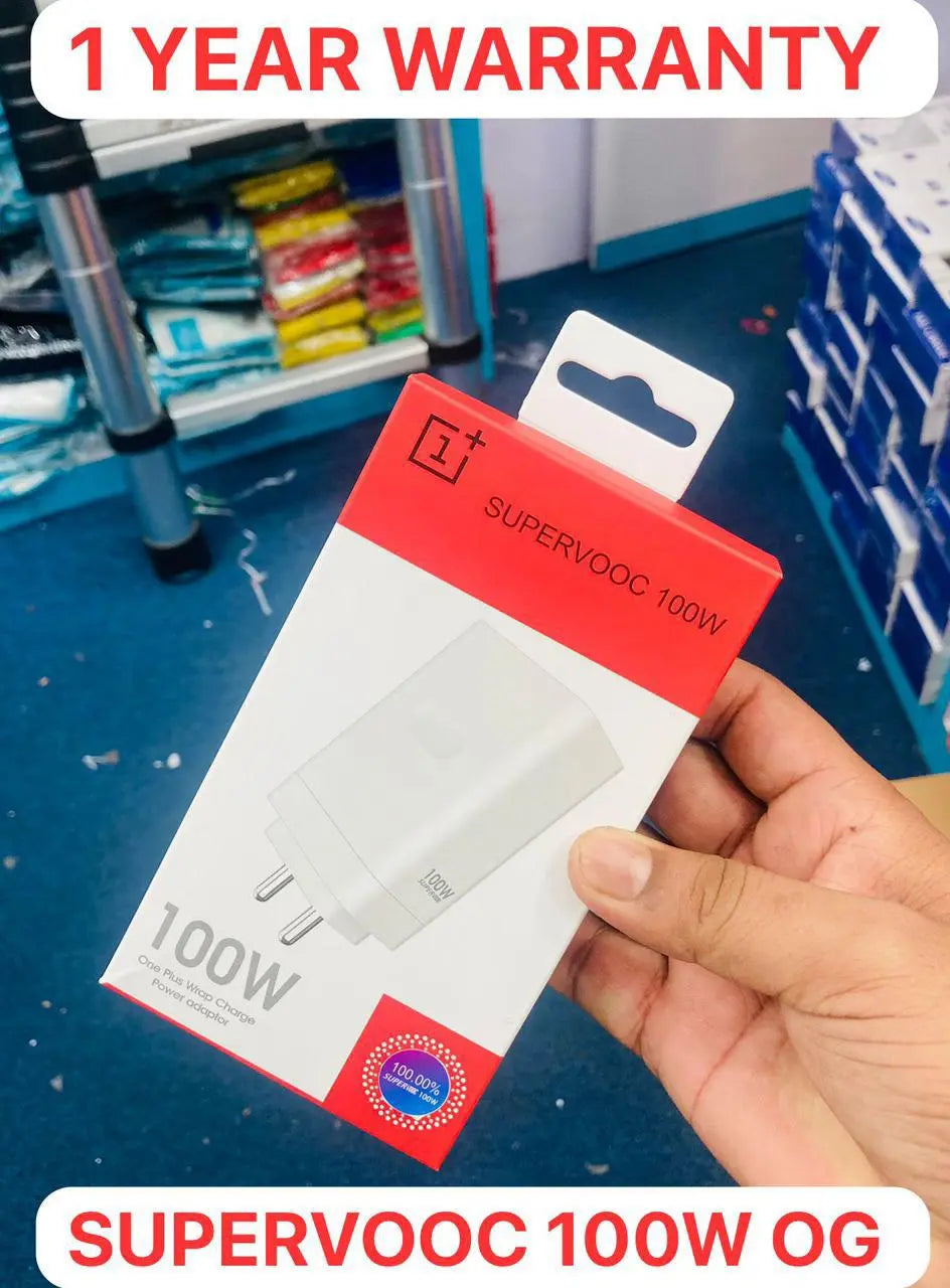 1+ SuperVooc 100W Adapter With 6 Months Warranty