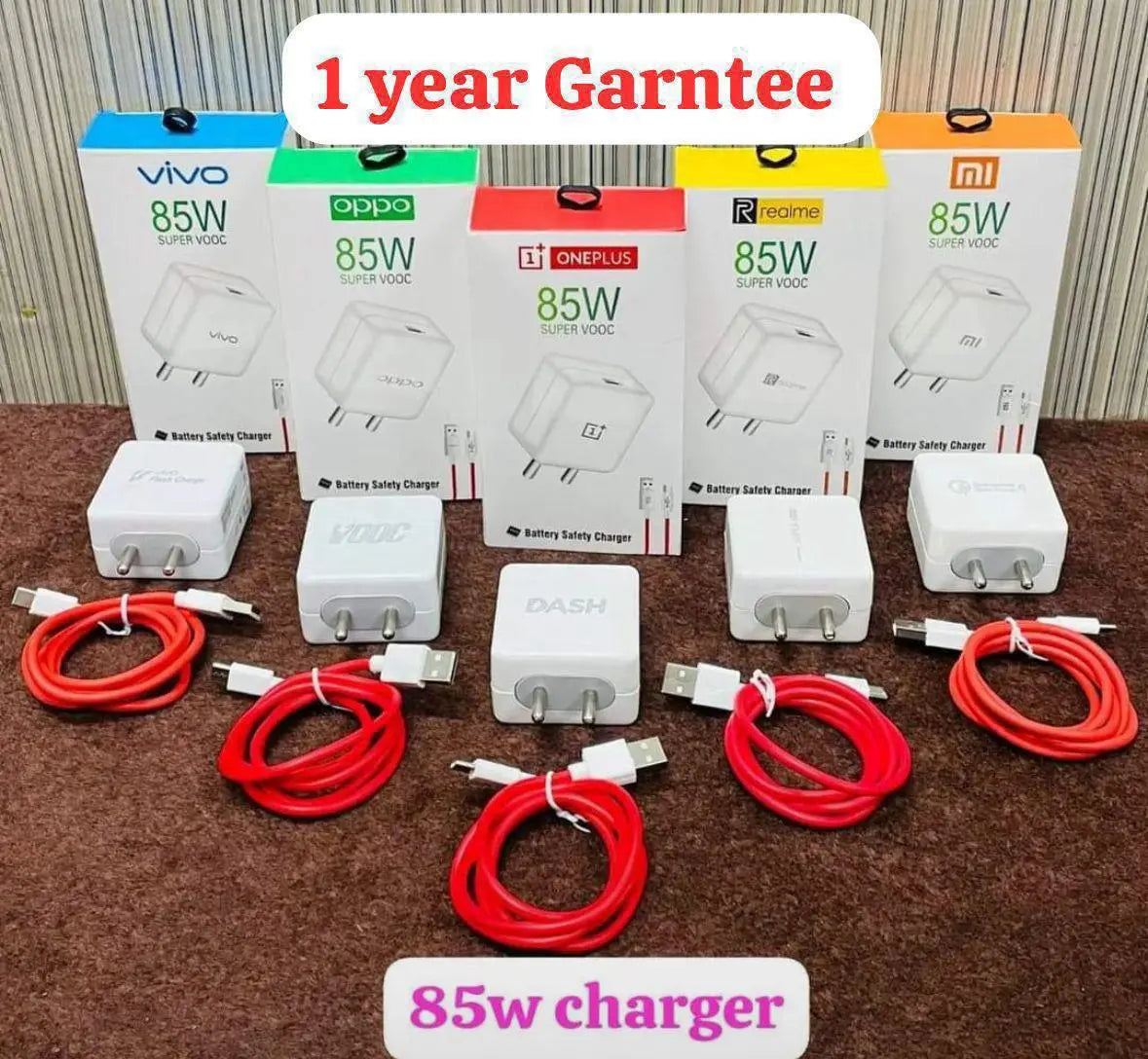 85w Charger With 6 Months Warranty