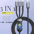 3 in 1 (100w) Data Cable