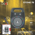 b0Ãt Stone 78 Wireless Speaker With Karaoke Mic