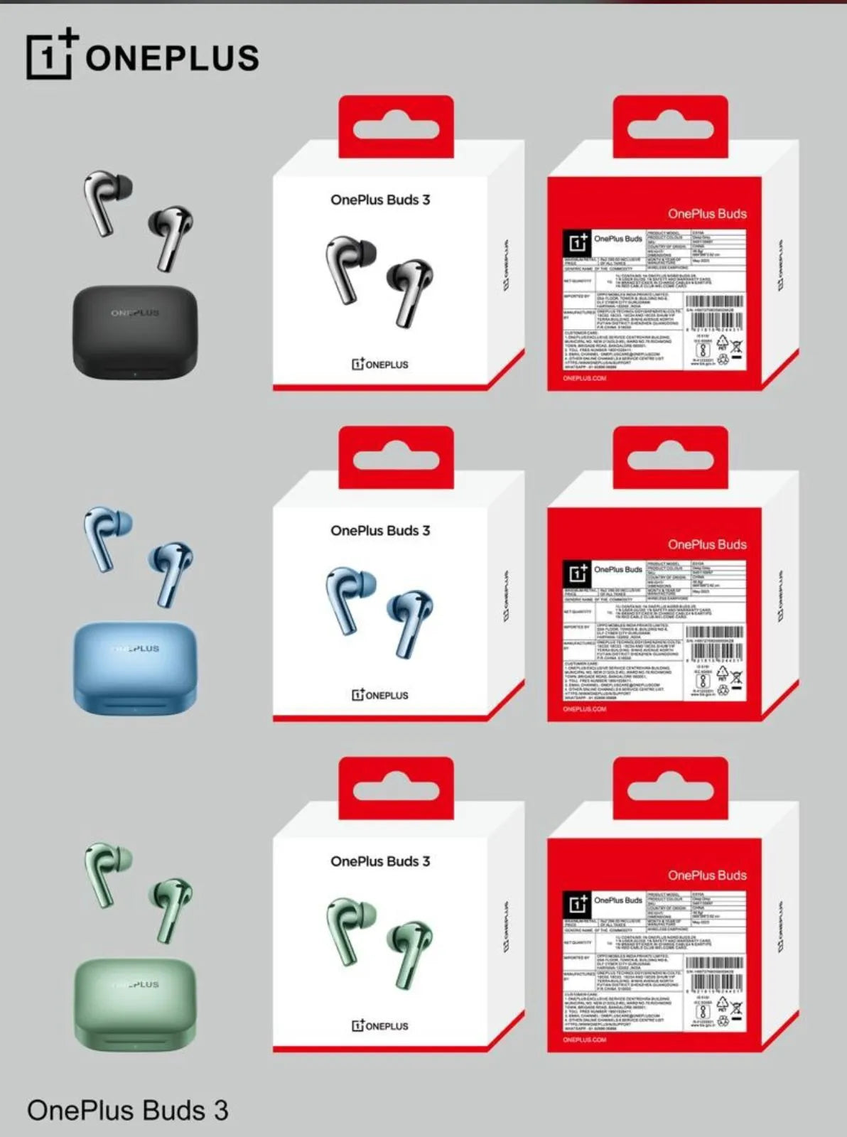 1+ Buds 3 (New) Earbuds