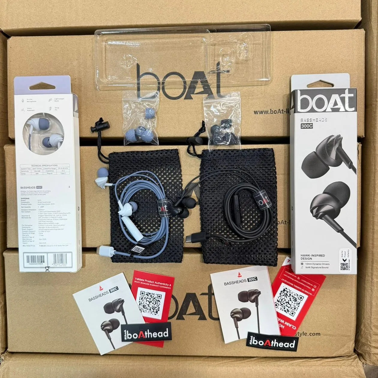 boAt BassHeads 300 C ( Type-C ) Og Wired Earphone