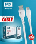 HRD Micro V8 Fast Charging Data Cable ( 1 Year Guarantee )