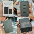 Svmsung 65w PD Adaptor – Big Size ( 3 Port )