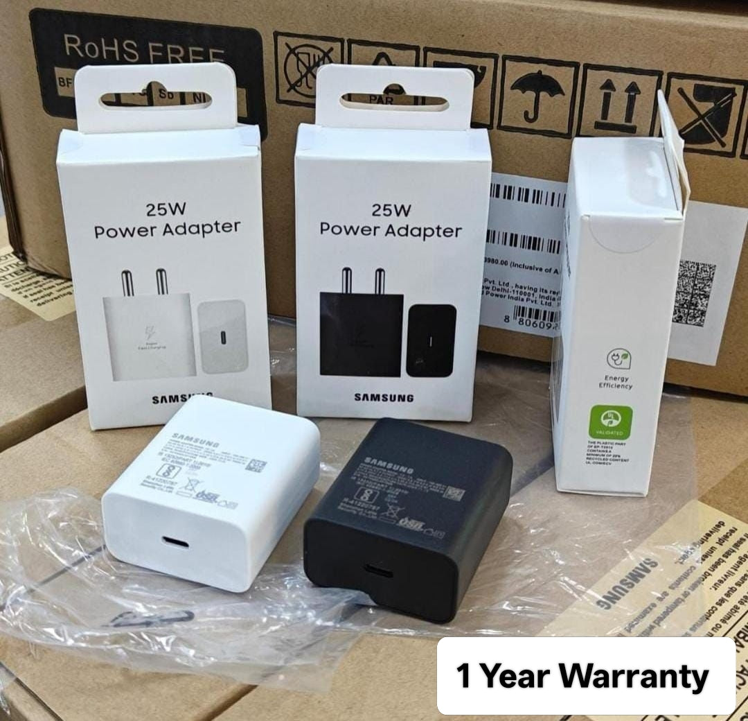 Svmsung 25w Power Adapter With 6 Months Warranty